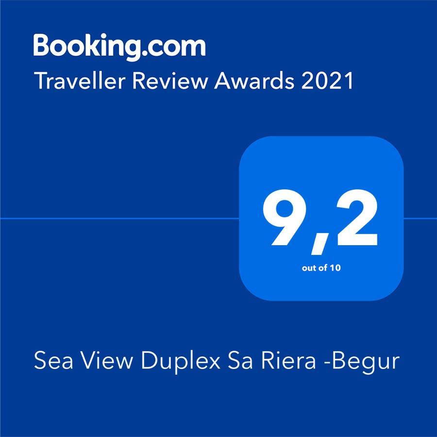 La Vie En Rouge Sa Riera Duplex, Private Parking Apartment Бегур Екстериор снимка
